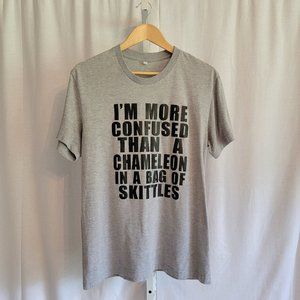 Graphic Gray Super soft Funny Tee Women's Size Large